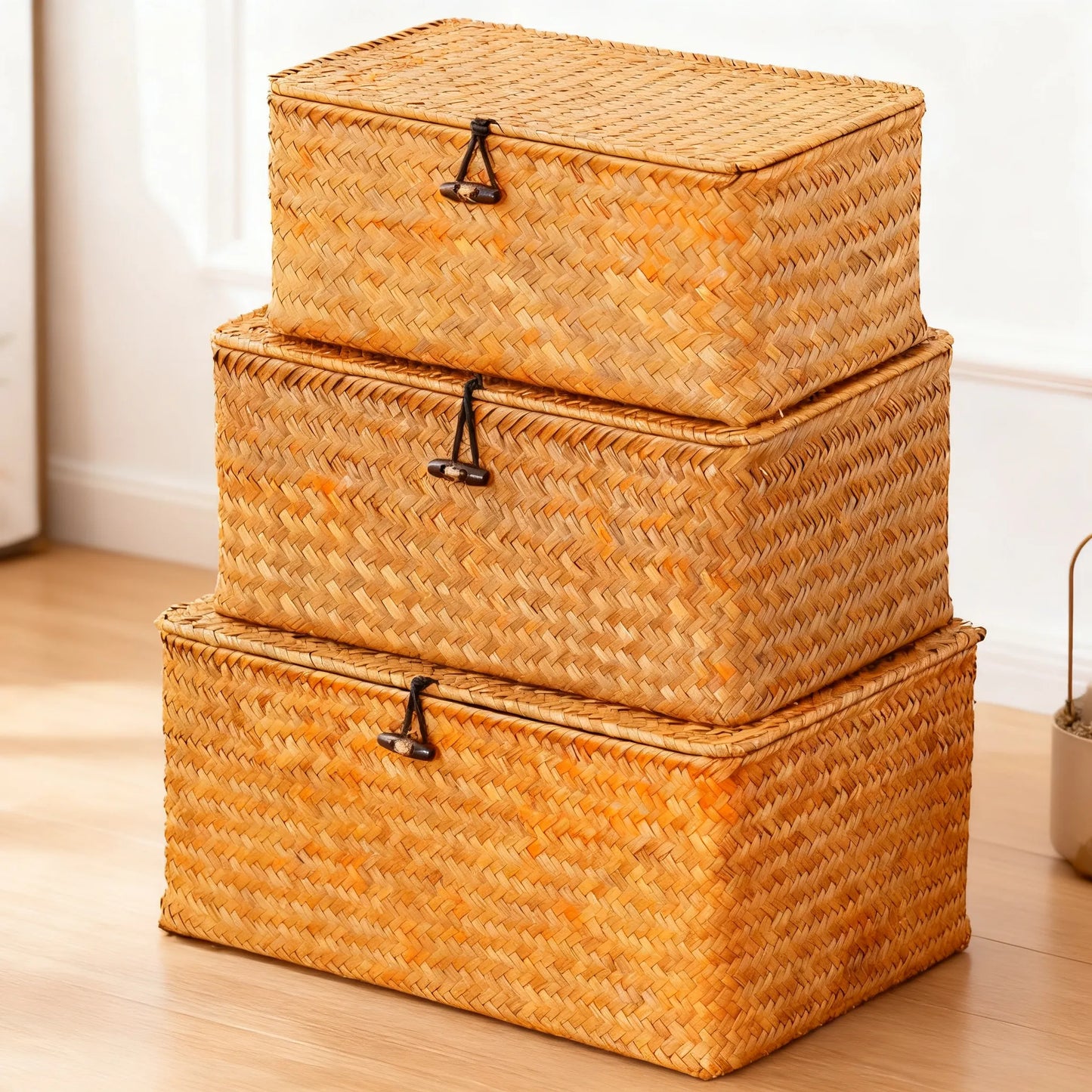 Handwoven Seagrass Storage Basket (3 Sizes)