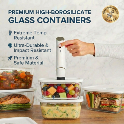 HomePlus™  Handheld Vacuum Sealer Food Storage Bundle