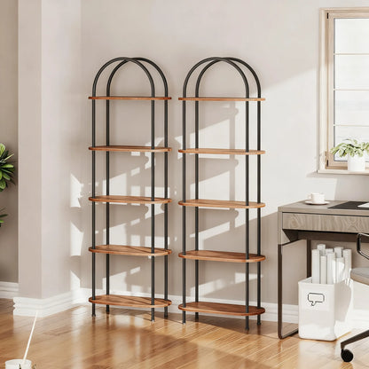 5-Tier Arch-Shaped Vintage Storage Shelf