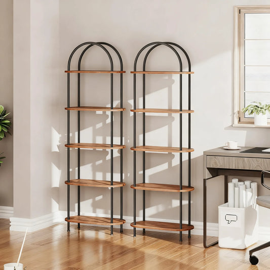 5-Tier Arch-Shaped Vintage Storage Shelf