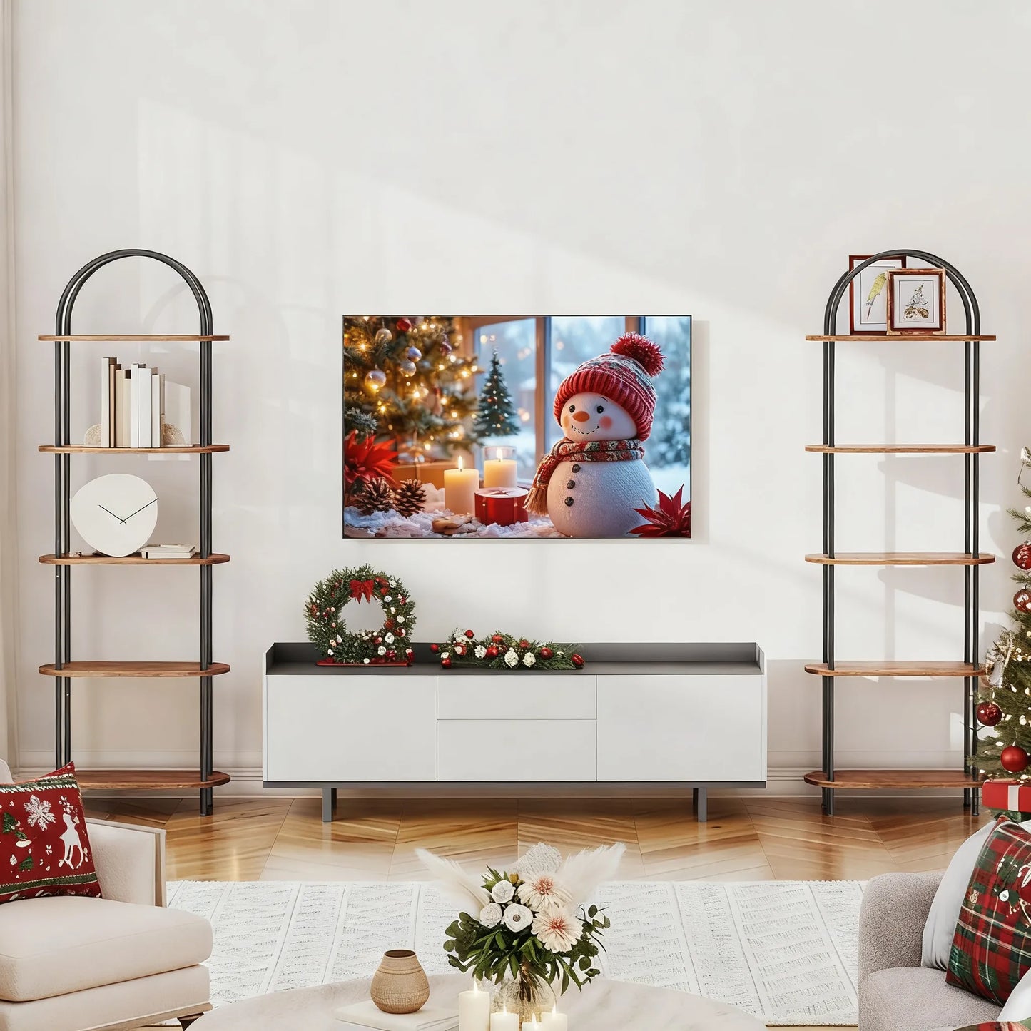 5-Tier Arch-Shaped Vintage Storage Shelf