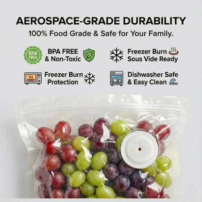 HomePlus™  Handheld Vacuum Sealer Food Storage Bundle