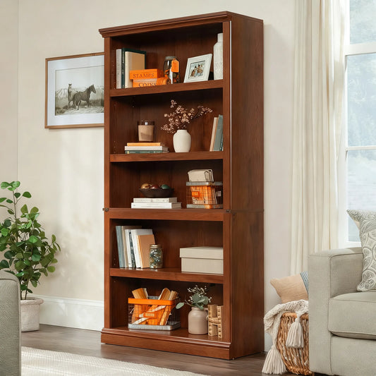 Modular 5-Shelf Storage Bookcase